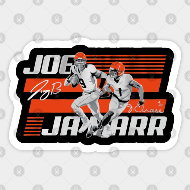 Joe Burrow & Ja'marr Chase Dynamic Duo Sticker by stevenmsparks